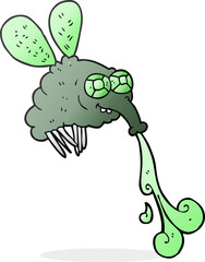 cartoon gross fly