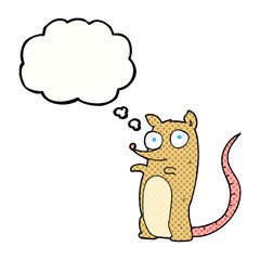thought bubble cartoon mouse