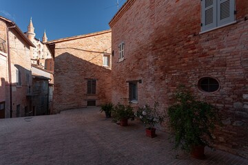 View of Urbino's downtown city