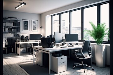 Modern clean Office, generative AI