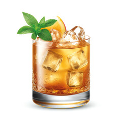 Mai-Tai-Cocktail (Icon) – freigestellt – Generative AI