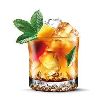 Mai-Tai-Cocktail-Icon – freigestellt – Generative AI