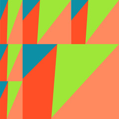 Abstract composition of geometric shapes. Rhythmic pattern based on proportions. Linear background image for wallpaper, screensaver, fabric
