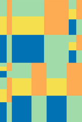 Abstract composition of geometric shapes. Rhythmic pattern based on proportions. Linear background image for wallpaper, screensaver, fabric