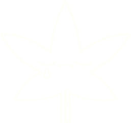 Crying Leaf Chalk Drawing