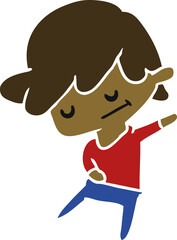 cartoon of a kawaii cute boy