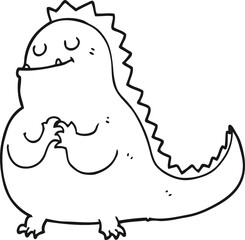 cartoon dinosaur