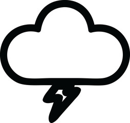 storm cloud icon