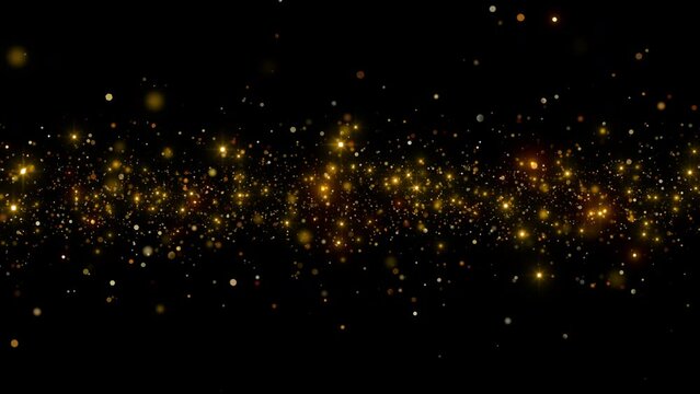 heavenly golden stars particle abstract light backgrounds