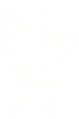 Sports Boy Chalk Drawing