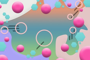 Modern digital futuristic abstract background
