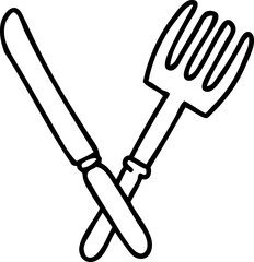knife and fork