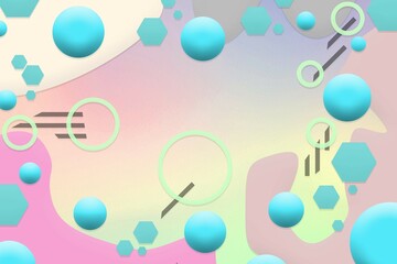 Modern digital futuristic abstract background