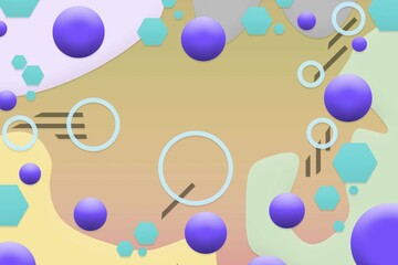 Modern digital futuristic abstract background