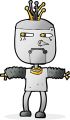 cartoon robot