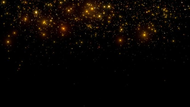 sparkling stars particle light rain background