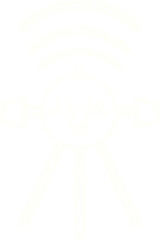 satellite Chalk Drawing