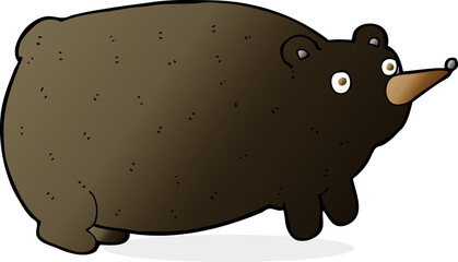 funny cartoon bear
