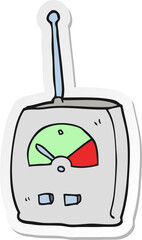 sticker of a cartoon science equipment