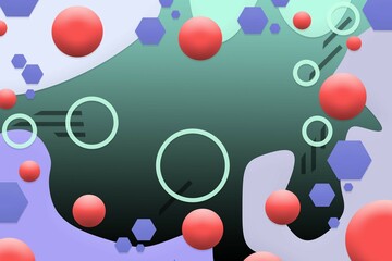 Modern digital futuristic abstract background