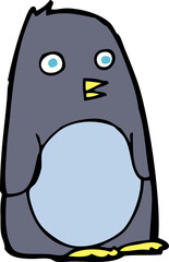 cartoon penguin