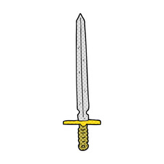cartoon sword