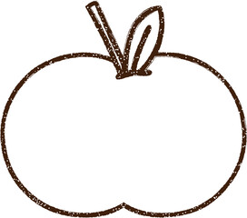 Fruit Charcoal Drawing