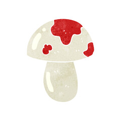 retro cartoon toadstool