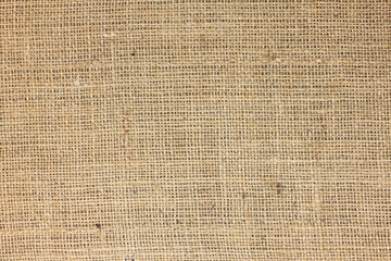 Brown burlap with beautiful canvas texture