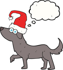 thought bubble cartoon dog