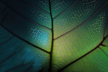 Obraz na płótnie Canvas Leaf texture. AI