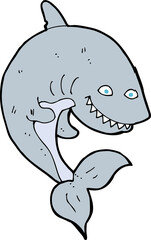 cartoon shark