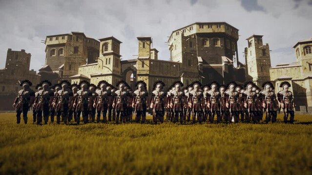 Roman City and Roman Soldiers