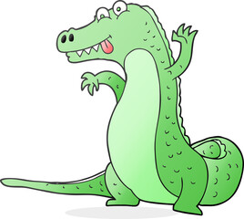 cartoon crocodile