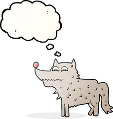 thought bubble cartoon dog