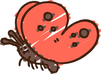 Butterfly Chalk Drawing