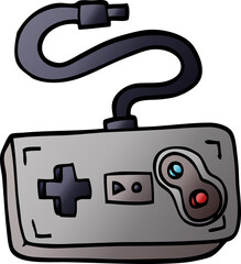 cartoon doodle game controller