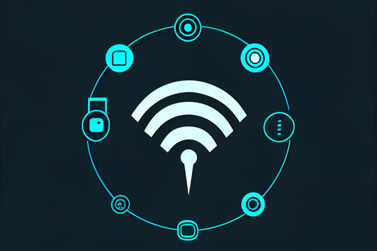 Unbegrenzte Möglichkeiten: Ein WiFi-Icon und seine Bedeutung für die digitale Vernetzung - Generative Ai
