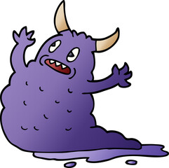 cartoon doodle demon