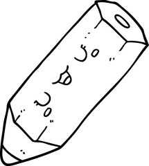 cute cartoon pencil
