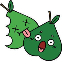 cute cartoon pears