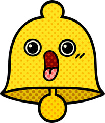 comic book style cartoon bell