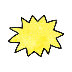 textured cartoon explosion