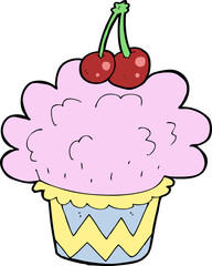 cartoon cupcake