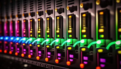 Fototapeta premium Server, Server Room, Generative AI, Illustration