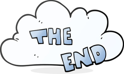 cartoon The End symbol