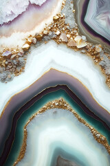 Resin geode background. 