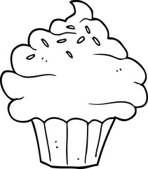 cartoon cupcake