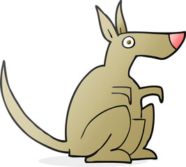 cartoon kangaroo