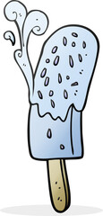 cartoon ice lolly